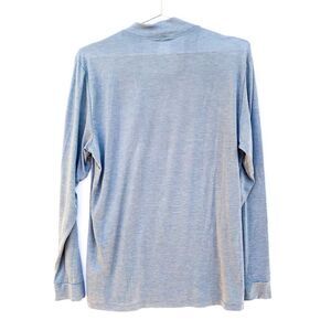 32 Degrees Heat Gray Striped Mock Neck Long Sleeve